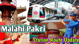 Malahi Pakri Station Route Update || Patna Metro Work Update