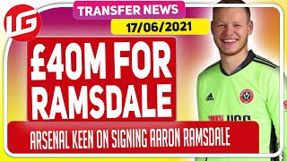 ARSENAL LINKED TO £40M LENO REPLACEMENT AARON RAMSDALE