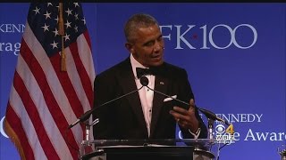 Obama Uses Profile In Courage Award Speech To Discuss Healthcare