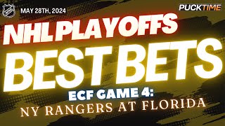 2024 NHL Playoffs Picks & Predictions | New York Rangers vs Florida Panthers Game 4 | PuckTime 5/28