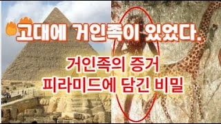 고대에 거인족이 있었다/거인이 존재했다는 증거들/피라미드에 담긴 비밀 미스터리 비밀 신기한 이야기