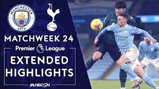 Manchester City v. Tottenham | PREMIER LEAGUE HIGHLIGHTS | 2/13/2021 | NBC Sports