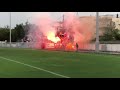 Α.Ο Κηπούπολης a.c kipoupoli fanaticos Αway match pyro show