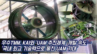 우수AMS·우수TMM, KAI와 'UAM 추진체계' 개발 속도···'국내 최고 기술력으로 뭉친 UAM 기대'