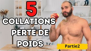 5 collations santé pour LA PERTE DE POIDS