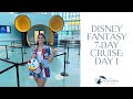 Our Week Long Disney Fantasy Cruise: Embarkation Day, Winning Trivia, and Verandah Room Tour