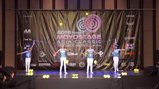 2018 MoyoStage Diabolo Team Division Final  1st 五福臨門