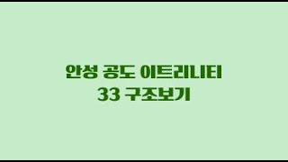 공도 이트리니티공도센트럴파크 33 구조보세요