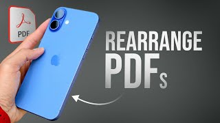 How to Rearrange PDF Pages in iPhone (tutorial)