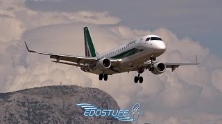 Alitalia CityLiner - Embraer 175STD EI-RDK - Landing at Split Airport LDSP/SPU