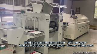 CHM-750 Charmhigh 6 heads SMT production line - 8 meters