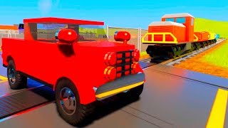 LEGO Car and Train Crashes | Brick Rigs