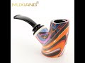 MUXIANG Large Volcano Pipe Bakelite Pipe With Copper Pot #tobaccopipes #bakelite #smokingpipes