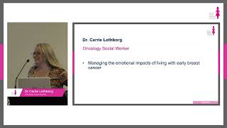 Hobart, Tas Information Forum- Managing the impacts of early breast cancer with Dr Carrie Lethborg