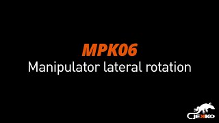 MPK06 - Manipulator Lateral Rotation | Jekko Minipicker