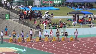 20150620 中国高校総体陸上 男子100m準決勝全レース