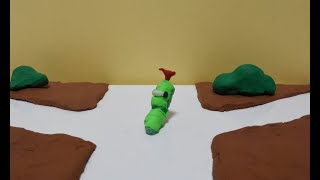 The path larva chose  (a Stop Motion animation)