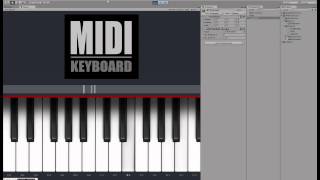 MIDI Keyboard - Unity3d