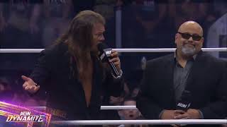 Hook Confronts Chris Jericho After Disrespecting His Father Taz | AEW Dynamite 17th April 2024