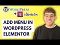 How to Add Menu in Wordpress Elementor [2026 Full Guide]