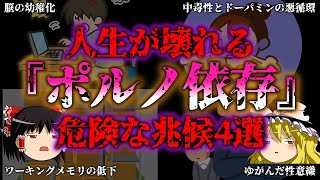 【ゆっくり解説】【危険AV】『男性必見！』ポルノ視聴が人生を狂わせる危険な兆候4選『闇学』