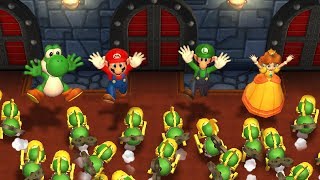 Mario Party 9 - Yoshi vs Mario vs Luigi vs Daisy| Step It Up Master Difficulty| Cartoons Mee