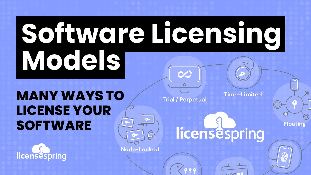 Software Licensing Models List Of License Models Supported On