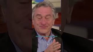 Robert De Niro starts crying during an interview