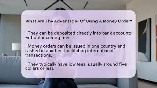 What Are The Advantages Of Using A Money Order? - Ask Your Bank Teller