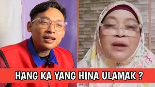 Ada hati nak hina ulamak hang dah alim ka