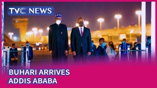 President Muhammadu Buhari Arrives Addis Ababa For Prime Minister Abiy Inauguration