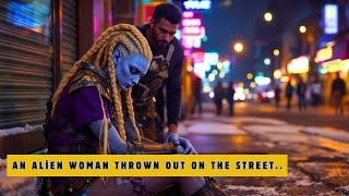 They threw the alien girl out on the street. But a human took her by the hand.! II Sci-Fi Story