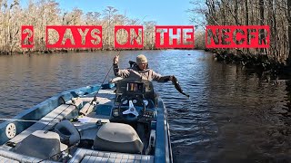 2 Days Bass Fishing On The North East Cape Fear River (Shaw hwy / Sawpit)