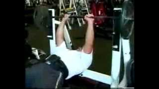 Glen Chabot Raw Bench Training With Craig Titus For The 2001 Arnold Classic