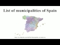 list of municipalities of spain