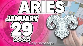 𝐀𝐫𝐢𝐞𝐬 ♈ 🔯SPIRIT WANTS YOU TO HEAR THIS RIGHT NOW💖🔆 Horoscope for today JANUARY 29 2025 🔮 #horoscope