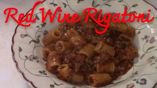 Red Wine Rigatoni