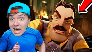 INVADI A CASA DO MEU VIZINHO MALUCO E ELE QUER ME MATAR!! (Hello Neighbor)