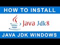 How To Install Java JDK Windows 7 8 10 11 (compile and run java file on command line)
