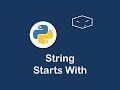 string starts with in python 😀