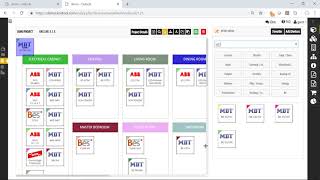 KNX Push Button Label Feature | KNX Design and Planning Tool by BEMI Automation