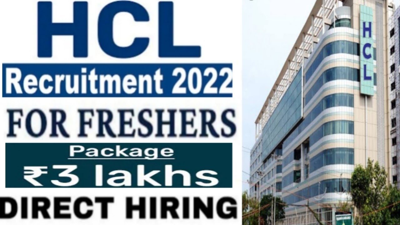 Latest Jobs In HCl Recruitment 2022/Freshers/degree Jobs#job # ...