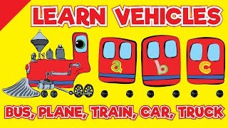 Transportation Song | Bus, Plane, Train, Car, Truck | Songs For Children | Fun K