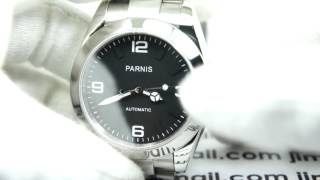 PARNIS 369 AUTOMATIC EXPLORER I 39MM STAINLESS STEEL CASE SAPPHIRE CRYSTAL