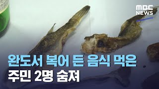 완도서 복어 든 음식 먹은 주민 2명 숨져 (2021.04.20/12MBC뉴스)