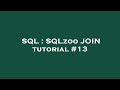 SQL : SQLzoo JOIN tutorial #13
