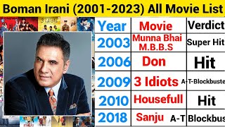 Boman Irani All Movie List (2001-2023) Boman Irani Hit and flop movie list Boman Irani Movie name ||