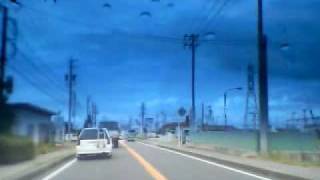 信州松本＠④左端によって走る車080710.wmv