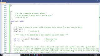Argument Validator Implementation