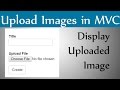 How to Upload Image And Display Image in Asp.Net Mvc With An Example How to Upload Image And Display Image in Asp.Net Mvc With An Example